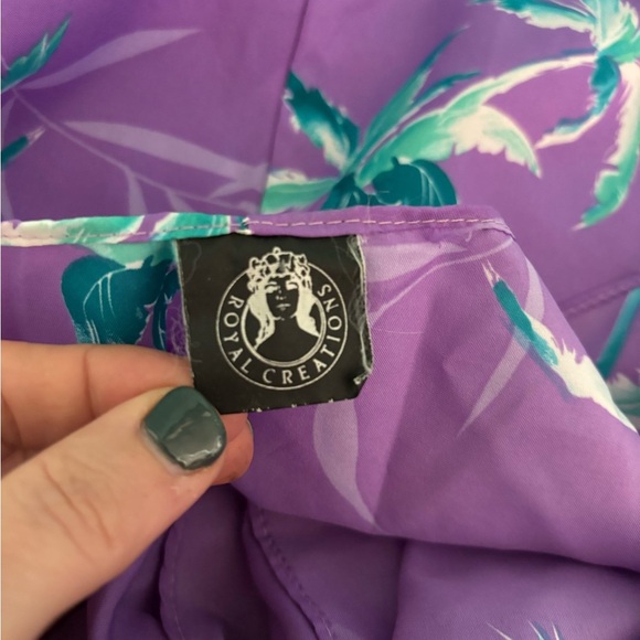 Royal Creations Womens Sarong Made in Hawaii Polyester Tropical Print One Size - Picture 5 of 7